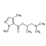 CAS#: 792860-77-6， 1-(Dimethylamino)-2-propanyl 1,4-dimethyl-1H-pyrazole-5-carboxylate