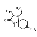 CAS#: 792872-06-1， 4-Ethyl-3,8-dimethyl-1,4,8-triazaspiro[4.5]decan-2-one
