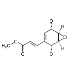 CAS#: 792910-45-3， Methyl (2E)-3-[(1S,2R,5S,6R)-2,5-dihydroxy-7-oxabicyclo[4.1.0]hept-3-en-3-yl]acrylate