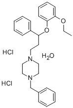 CAS#: 79333-03-2， 1-Benzyl-4-[3-(2-Ethoxyphenoxy)-3-Phenylpropyl]Piperazine Dihydrochloride