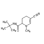 CAS#: 793669-00-8， 5-Cyano-1-methyl-N-(2-methyl-2-propanyl)-1,2,3,4-tetrahydro-2-pyridinecarboxamide