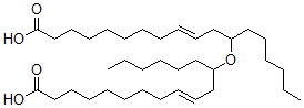 CAS 登录号：79415-97-7， (E)-12-[(E)-18-羟基-18-氧代十八碳-9-烯-7-基]氧基十八碳-9-烯酸
