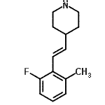 CAS#: 794472-27-8， 4-[(E)-2-(2-Fluoro-6-methylphenyl)vinyl]piperidine