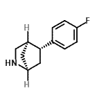CAS#: 794533-85-0， (1R,4R,5R)-5-(4-Fluorophenyl)-2-azabicyclo[2.2.1]heptane