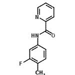CAS#: 794544-52-8， N-(3-Fluoro-4-methylphenyl)-2-pyridinecarboxamide