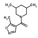 CAS#: 794549-17-0， (3,5-Dimethyl-1-piperidinyl)(5-methyl-1,2-oxazol-4-yl)methanone