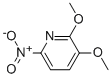 structure of CAS# 79491-44-4, 2,3-Dimethoxy-6-Nitropyridine;2,3-Dimethoxy-6-Nitropyridine