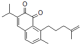 CAS#: 79491-58-0， 7-Methyl-8-(4-Methylpent-4-Enyl)-3-Propan-2-Ylnaphthalene-1,2-Dione