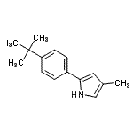 CAS 登录号：795274-75-8， 4-甲基-2-[4-(2-甲基-2-丙基)苯基]-1H-吡咯
