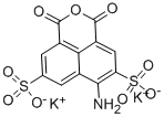 structure of CAS# 79539-35-8, 6-Amino-1,3-dioxo-1H,3H-Naphtho[1,8-cd]pyran-5,8-disulfonic Acid dipotassium salt;4-Amino-3,6-Disulfo-1,8-Naphthalic Anhydride, Dipotassium;4-Amino-3,6-Disulfo-1,8-Naphthalic Anhydride;4-AMINO-3 6-DISULFO-1 8-NAPHTHALIC