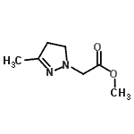 CAS#: 79559-10-7， Methyl (3-methyl-4,5-dihydro-1H-pyrazol-1-yl)acetate