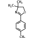 结构式 CAS# 79568-30-2, 4,4-二甲基-2-(4-甲基苯基)-4,5-二氢-1,3-恶唑