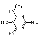 CAS#: 79576-88-8， 6-Imino-N,3-dimethyl-3,6-dihydro-1,3,5-triazine-2,4-diamine