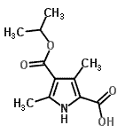 CAS 登录号：796079-90-8， 4-(异丙氧羰基)-3,5-二甲基-1H-吡咯-2-羧酸