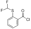 structure of CAS# 79676-60-1, 2-(Difluoromethylthio)Benzoyl Chloride;2-(Difluoromethylthio)Benzoyl Chloride;Zinc02382192