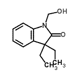CAS#: 797051-83-3， 3,3-Diethyl-1-(hydroxymethyl)-1,3-dihydro-2H-indol-2-one