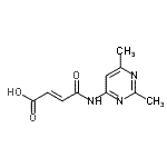 CAS#: 797781-10-3， (2E)-4-[(2,6-Dimethyl-4-pyrimidinyl)amino]-4-oxo-2-butenoic acid