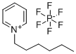 structure of CAS# 797789-00-5, 1-Hexylpyridinium Hexafluorophosphate