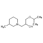 CAS#: 797789-37-8， 1-Isopropoxy-3-(3-methyl-1-piperidinyl)-2-propanol