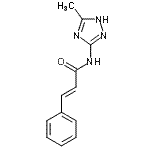 CAS#: 797797-37-6， (2E)-N-(3-Methyl-1H-1,2,4-triazol-5-yl)-3-phenylacrylamide