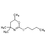 CAS#: 797806-25-8， 2-(Butylsulfanyl)-4,4,6-trimethyl-5,6-dihydro-4H-1,3-oxazine