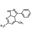 CAS#: 797808-55-0， 4,6-Dimethyl-3-phenyl-3a,7a-dihydro-1H-pyrazolo[3,4-b]pyridine