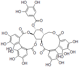 CAS#: 79786-00-8， 1(beta)-O-Galloylpedunculagin