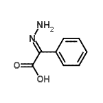 CAS#: 79878-65-2， (2E)-Hydrazono(phenyl)acetic acid