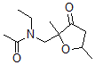 CAS#: 799248-10-5， N-Ethyl-N-(Tetrahydro-2,5-Dimethyl-3-Oxofurfuryl)-Acetamide