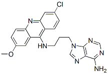 CAS#: 79953-24-5， N-[3-(6-Aminopurin-9-Yl)Propyl]-6-Chloro-2-Methoxy-Acridin-9-Amine