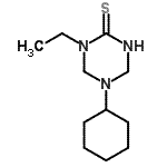 CAS#: 799778-65-7， 5-Cyclohexyl-1-ethyl-1,3,5-triazinane-2-thione
