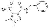 CAS#: 80030-79-1， 5-Methyl-4-Nitro-N-(Phenylmethyl)-1H-Pyrazole-3-Carboxamide
