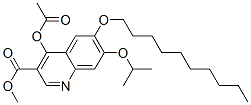 CAS#: 80061-37-6， 4-Acetoxy-6-Decyloxy-7-Isopropoxy-3-Methoxycarbonylquinoline