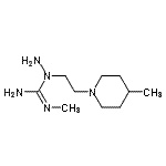 CAS#: 801157-95-9， N-Methyl-1-[2-(4-methyl-1-piperidinyl)ethyl]hydrazinecarboximidamide