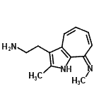 CAS#: 801166-02-9， 2-[(8Z)-2-Methyl-8-(methylimino)-1,8-dihydrocyclohepta[b]pyrrol-3-yl]ethanamine