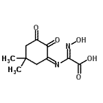 CAS#: 801183-22-2， (2E)-[(Z)-(5,5-Dimethyl-2,3-dioxocyclohexylidene)amino](hydroxyimino)acetic acid