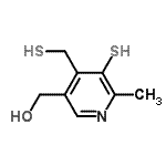 CAS#: 801201-91-2， [6-Methyl-5-sulfanyl-4-(sulfanylmethyl)-3-pyridinyl]methanol