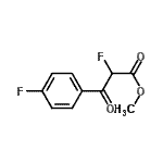CAS#: 80171-31-9， Methyl 2-fluoro-3-(4-fluorophenyl)-3-oxopropanoate