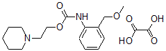 CAS#: 80171-68-2， o-(Methoxymethyl)carbanilic acid 2-piperidinoethyl ester oxalate (1:1)