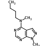 CAS#: 801987-97-3， N-Butyl-N,1-dimethyl-1H-pyrazolo[3,4-d]pyrimidin-4-amine