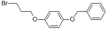 structure of CAS# 80199-92-4, 1-(Benzyloxy)-4-(3-Bromopropoxy)Benzene;1-[3-(4-Benzyloxyphenoxy)Propyl] Bromide;1-(BENZYLOXY)-4-(3-BROMOPROPOXY)BENZENE