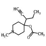 CAS#: 802003-25-4， 1-Methyl-4-(1-pentyn-3-yl)-4-piperidinyl acetate