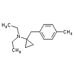 CAS#: 802040-71-7， N,N-Diethyl-1-(4-methylbenzyl)cyclopropanamine