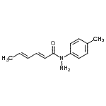 CAS#: 802048-02-8， (2E,4E)-N-(4-Methylphenyl)-2,4-hexadienehydrazide