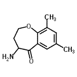 CAS#: 802048-46-0， 4-Amino-7,9-dimethyl-3,4-dihydro-1-benzoxepin-5(2H)-one