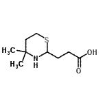 CAS#: 802265-13-0， 3-(4,4-Dimethyl-1,3-thiazinan-2-yl)propanoic acid