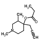 CAS#: 802284-44-2， 1,3-Dimethyl-4-(2-propyn-1-yl)-4-piperidinyl propionate