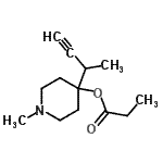 CAS#: 802284-45-3， 4-(3-Butyn-2-yl)-1-methyl-4-piperidinyl propionate