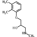 CAS#: 802287-59-8， 1-(2,3-Dimethylphenoxy)-3-(methylamino)-2-propanol