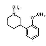 CAS#: 802292-30-4， 3-(2-Methoxyphenyl)-1-methylpiperidine